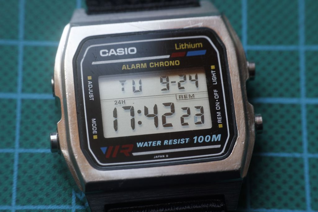Casio W-780 - Estado inicial del reloj